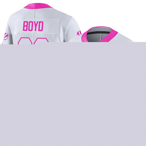 Cincinnati Bengals Limited White Pink Women Tyler Boyd Jersey NFL Footballl #83 Rush Fashion->women nfl jersey->Women Jersey